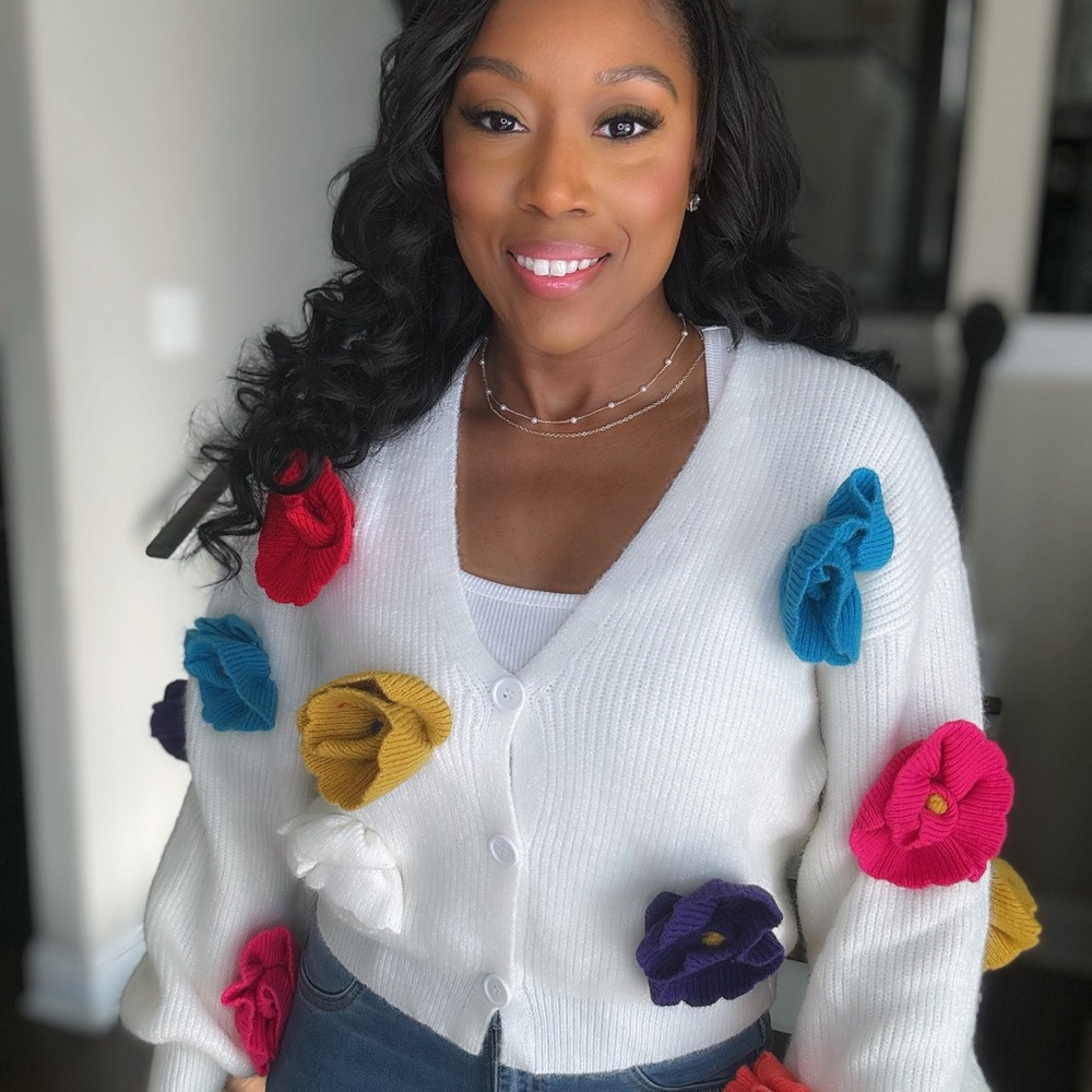 Floral cardigan